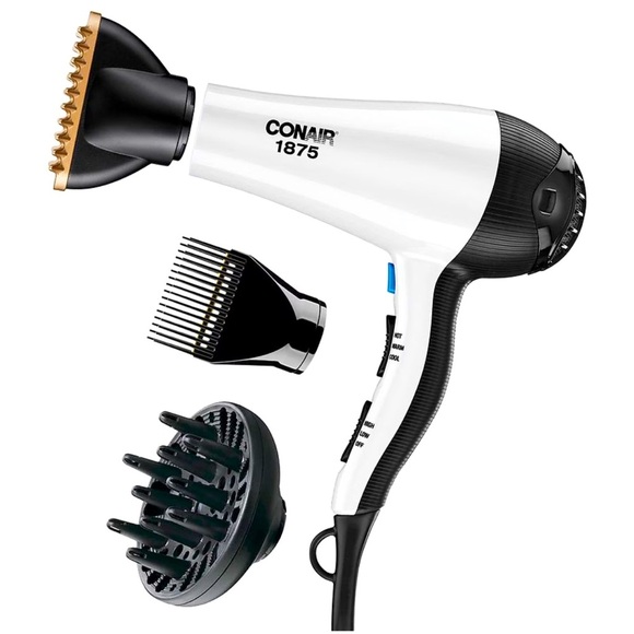 Conair 1875 Watt Smooth & Shine Dryer with 3 Attachments, 1.0 ea : new in box - Picture 1 of 7